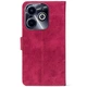 Чохол-книжка Crazy Horse Clasic для Infinix Hot 40i Magenta (Front) (55433) - изображение 3