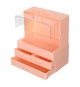 Настільний органайзер для косметики - Cosmetic storage Рожевий - зображення 5