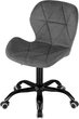 Офісне крісло GT Racer B-30 Velvet Dark Gray - зображення 3
