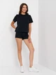 Шорты мини джинсовые с отворотами для женщины H&M 0816423-001 40(M) Черный - изображение 5