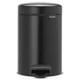 Відро для сміття Brabantia Pedal Bin 3 л Matt Black (113321) - зображення 1