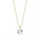 Срібний та позолочений кулон Spark зі Swarovski Barete NNG447010C - зображення 1