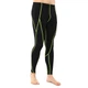 Тайтсы мужские компрессионные Zelart Fit J02K размер 2XL (175-180 см) Black-Green - изображение 2