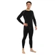 Тайтсы мужские компрессионные Zelart Fit J01K размер 3XL (180-185 см) Black-Grey - изображение 5
