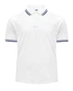 Мужская рубашка-поло JHK POLO REGULAR CONTRAST, белая футболка поло, с контрастными полосами, размер S - изображение 2