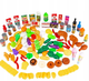 Набор фрукты овощи кухня аксессуары 120 элементов Kinderplay KP6108 - изображение 2