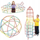 Строительные блоки, трубки, соломинки 3d - 800 элементов Kinderplay KP8464 - изображение 3
