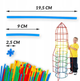Строительные блоки, трубки, соломинки 3d - 800 элементов Kinderplay KP8464 - изображение 8