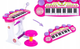 Игровой набор синтезатор пианино с микрофоном табуретом Kinderplay KP8285PIN - изображение 2