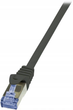 Patchcord Logilink Cat 6a SFTP 7.5 m Grey (CQ4083S) - obraz 1