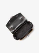 Жіноча сумка MICHAEL KORS Manhattan Medium Contrast-Trim Leather Satchel (чорна) - зображення 3