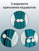 Подхват для штор 2 штуки зажим на магнитах, держатель для занавесок KORNI белый II20324 - изображение 5