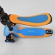Детский трехколесный самокат Best Scooter JS-30918 Голубой / Желтый с сиденьем и тормозом - изображение 5