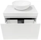 Тумба подвесная ADAMANT Astra W 70 с умывальником Kreis White - изображение 4