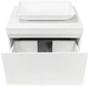 Тумба подвесная ADAMANT Astra W 70 с умывальником Lower New White - изображение 4