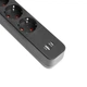 Сетевой удлинитель VIDEX ONCORD з/з 4п 3м (3x1.5мм) 3.4А USB(QC3.0) +USB-C(PD18W) с кнопкой Black - изображение 3