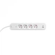 Сетевой удлинитель VIDEX ONCORD з/з 4п 3м (3x1.5мм) 3.4А USB(QC3.0) +USB-C(PD18W) с кнопкой White - изображение 4