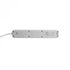 Сетевой удлинитель VIDEX ONCORD з/з 4п 3м (3x1.5мм) 3.4А USB(QC3.0) +USB-C(PD18W) с кнопкой White - изображение 6