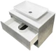 Тумба подвесная ADAMANT Astra G 70 с умывальником Lower New White - изображение 2