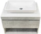 Тумба подвесная ADAMANT Astra G 70 с умывальником Lower New White - изображение 3