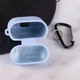 Силиконовый футляр с микрофиброй для наушников Airpods 1/2 Голубой / Lilac Blue - изображение 5