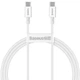 Дата кабель Baseus Superior Series Fast Charging Type-C to Type-C PD 100W (1m) (CATYS-B) Белый - изображение 1