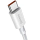 Дата кабель Baseus Superior Series Fast Charging Type-C to Type-C PD 100W (1m) (CATYS-B) Белый - изображение 2