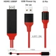 Переходник для iPhone на HDMI адаптер для iPad на 4K HDTV для телевизора кабель с iPhone to TV 1080P 2М PAVLYSH PA-23 - зображення 3