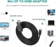 Переходник Mini DP на HDMI кабель адаптер HDMI на Mini Displayport для MacBook на TV монитор проектор PAVLYSH PA-7 - изображение 6