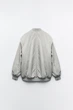 Куртка бомбер Zara 4432/729 XS Серый - изображение 8