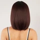 Женский парик каре EASIHAIR Wigs-LC2054-1 короткие прямые синтетические волосы с челкой Bruinharig (79499715) - изображение 4