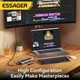 USB-хаб Essager 8 in 1 USB C HUB with 10Gbps External Hard Drive Function NVMЕ/SATA SSD Grey (EHB08-QK0G-Z) - зображення 5