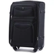 Чемодан на колесах текстиль Wings черный 6802/4 black (S) - изображение 1