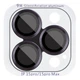 Защитное стекло Epik Metal Classic на камеру (в упак.) для Apple iPhone 15 Pro (6.1") / 15 Pro Max (6.7") Черный / Black - изображение 1