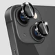 Защитное стекло Epik Metal Classic на камеру (в упак.) для Apple iPhone 13 mini / 13 Черный / Black - изображение 5