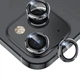 Захисне скло Epik Metal Classic на камеру (в упак.) на Apple iPhone 15 (6.1") / 15 Plus (6.7") Чорний / Black - зображення 2