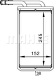 Радіатор пічки Transit 94-00 (-AC), MAHLE/KNECHT (AH144000P) - зображення 1