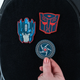 Набір бейджів на липучці Kite Transformers Блакитно-синій х 3 шт (TF24-3012) - зображення 4