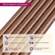 Настенные панели 3Д рейка Круглая Коричневый Бамбук WPC (композит) 152*3000*12мм декоративная под дерево SW-00001872 - изображение 6