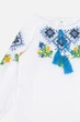 Вышиванка для девочки с длинным рукавом 146 цвет белый No Brand ЦБ-00245238 - изображение 2