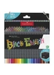 Набір олівців 100 кол. FABER CASTELL тригранні чорні (116411) - зображення 1