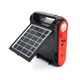 Переносний ліхтар Voltronic JY-108+Solar+Радіо (JY-108+S/29338) ( чорний з червоним ) 29318 - изображение 3