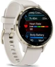 Смарт-годинник Garmin Venu 3S Soft Gold Stainless Steel Bezel with Ivory Case and Silicone Band (010-02785-04) - зображення 3