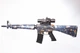 Дитячий Автомат M4A1 (M4 Viper,M416) акумуляторний на орбізах (гелеві кульки) + Глушник + Оптика + Магазини (Space) Синій (423733662) - зображення 1