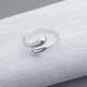 Серебряное кольцо Капельки 18,5 р - изображение 1