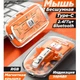 Игровая мышь M133 беспроводная с аккумулятором прозрачная - изображение 6