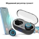 Бездротові вакуумні навушники Y50 c Bluetooth і шумозаглушенням, кол. чорний з синім "G" (79510585) - зображення 7