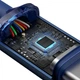 Кабель Baseus Crystal Shine Series Fast Charging Data Cable Type-C to Type-C 100W 20V 5A 1.2м (CAJY000603) Blue - изображение 5