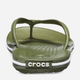 Чоловічі в'єтнамки Crocs Crocband 11033-37P 43-44 (M10/W12) 28 см Зений/Білий (191448284470) - зображення 5