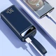 Павербанк Remax Bole Series RPP-522 / 30000мАч / до 22,5 Вт / USB-C+USB-A+microUSB / PD+QC / с фонариком / Темно-синий - изображение 3